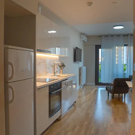Green Leaf Apt In Diamond Of Skopje With Free Parking, Private Yard And Private Park Access Daire Üsküp